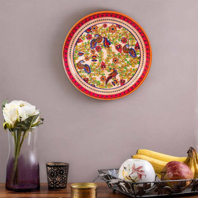 Decorative Wall Plate - Kalamkari Finesse