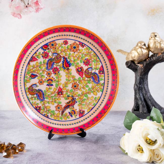 Decorative Wall Plate - Kalamkari Finesse