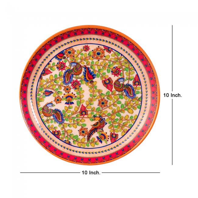 Decorative Wall Plate - Kalamkari Finesse