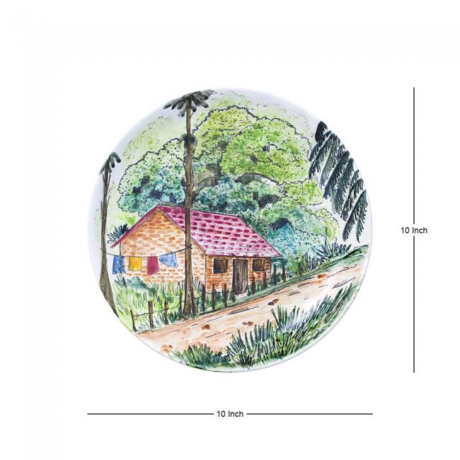 Hand Painted Decorative Wall Plate