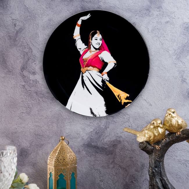 Decorative Wall Plate- KATHAK