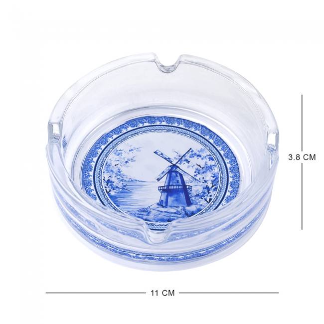 dutch-blue-pottery-wind-mill-ashtray