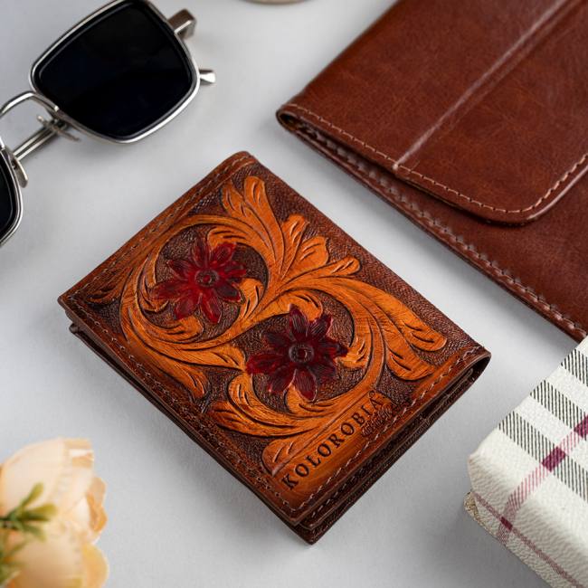 Card Holder - Carved Petal