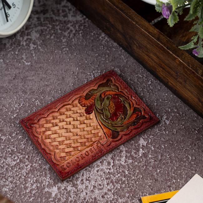 Mini Card Holder - The Carved Bloom