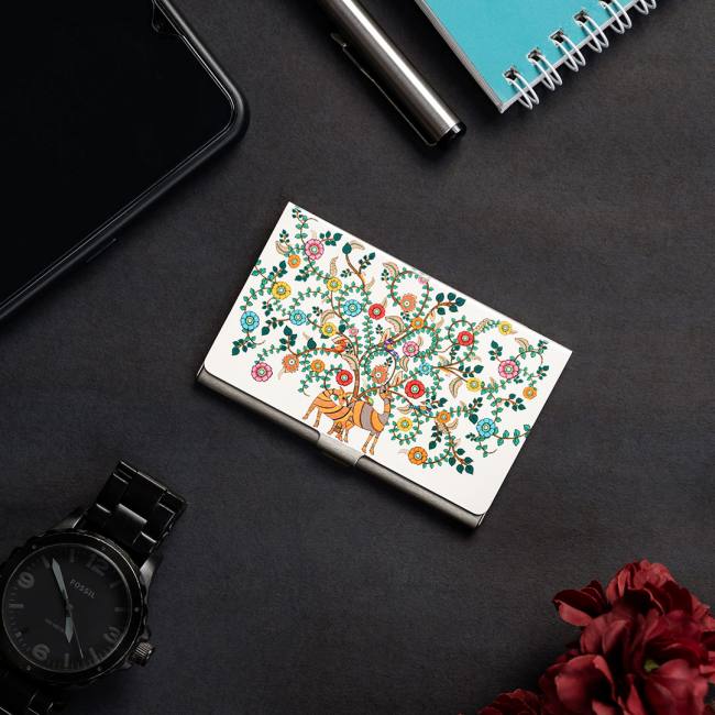 Visiting card Holder - Madhubani