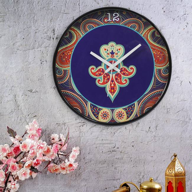 Wall Clock - Majestic Paisley