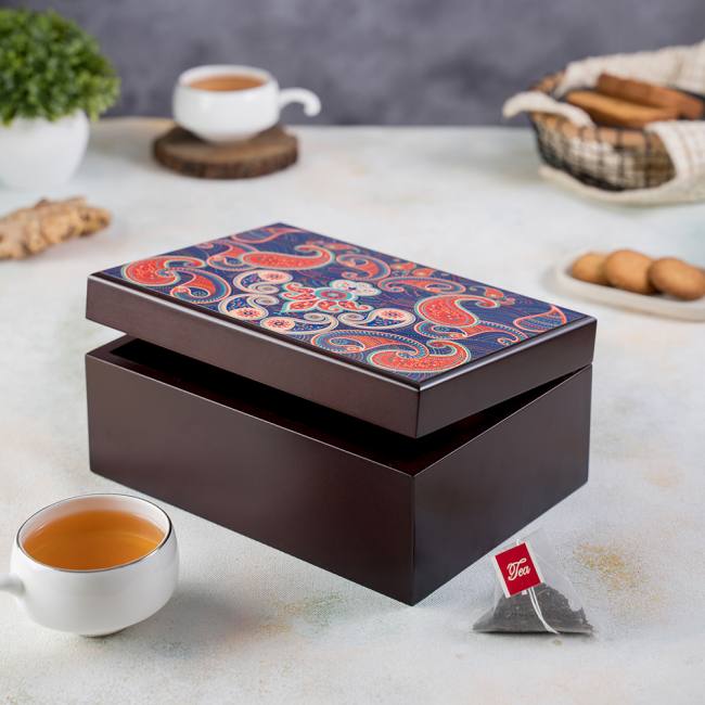 Tea Chest - Majestic Paisley