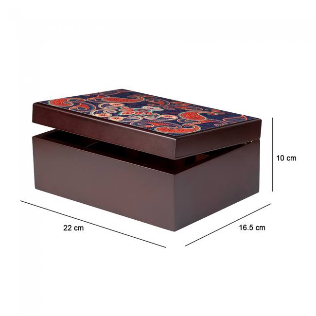 Tea Chest - Majestic Paisley