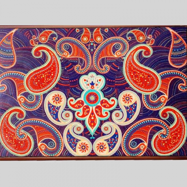 Tea Chest - Majestic Paisley