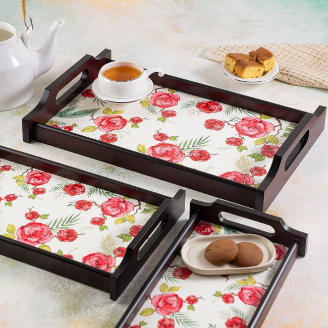 Wooden Trays - Misty Morning