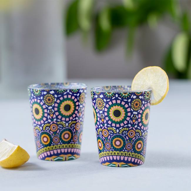 Glass Shot Glasses - Moroccan
