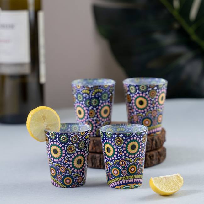 Glass Shot Glasses - Moroccan