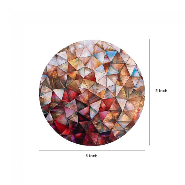 Wooden Coasters (Set of 2) - Geometric