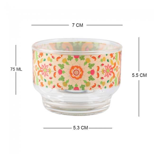 Dip Bowls (Set of 2) - Ornate Mughal