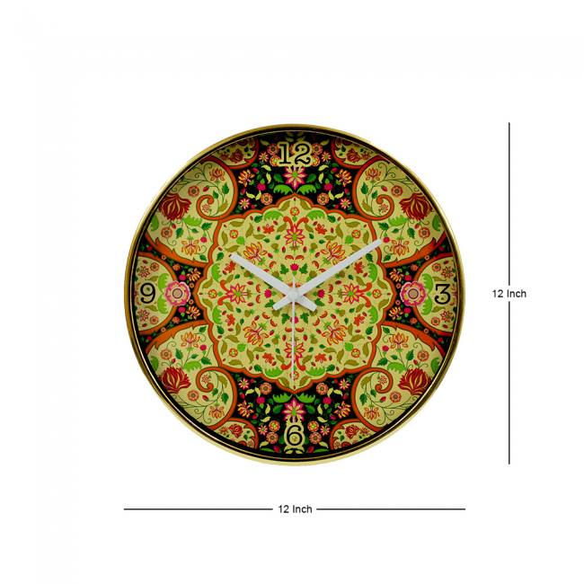 Wall Clock - Ornate Mughal