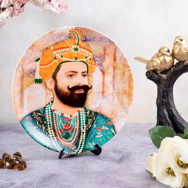 Decorative Wall Plate - Mughal King Shah Jahan