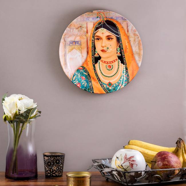 Decorative Wall Plate - Mughal Queen Mumtaz