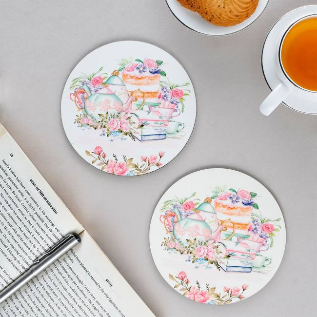 Wooden Coasters (Set of 2) - English Tales