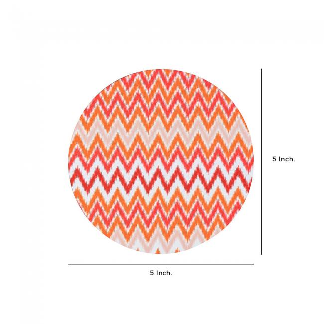 Wooden Coasters (Set of 2) - Dazzling Ikat
