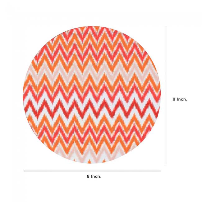 Wooden Coasters (Set of 2) - Dazzling Ikat