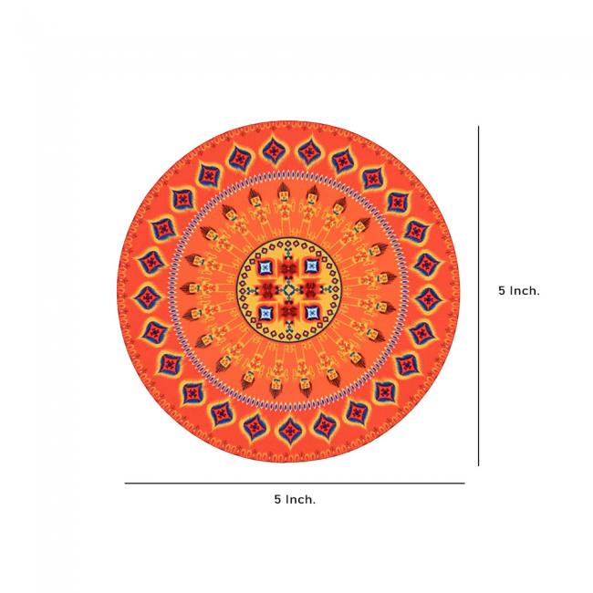 Wooden Coasters (Set of 2) - Dazzling Ikat