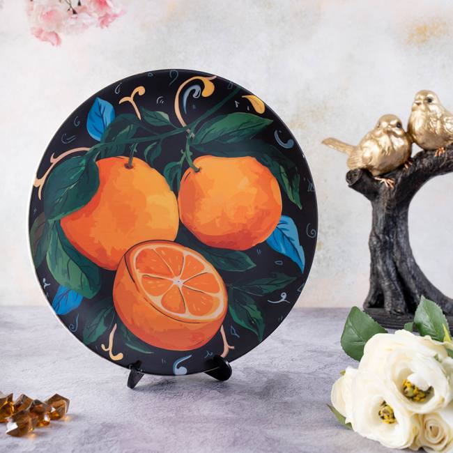 Decorative Wall Plate - Fruti d Italia Oranges