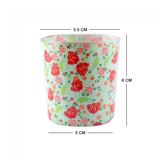 KOLOROBIA Ornate Mughal Candle Votives | Votives for Gifting on House Warming |  Birthday | Anniversary, (Set of 2)