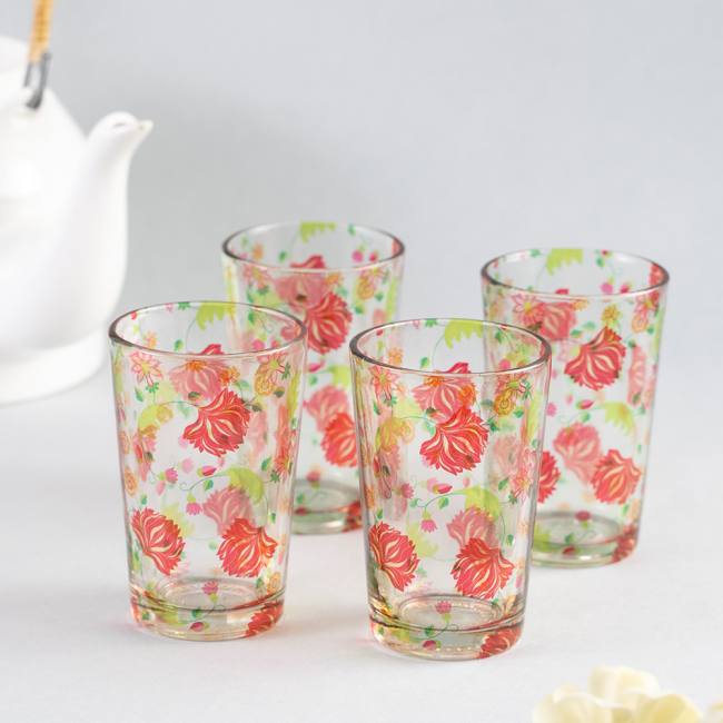 Chai Glasses - Ornate Mughal