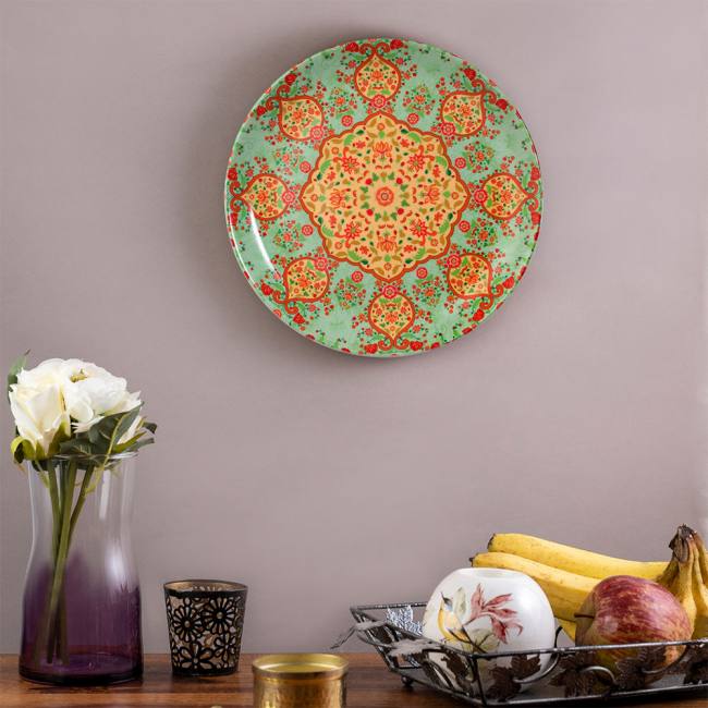 Decorative Wall Plate - Ornate Mughal