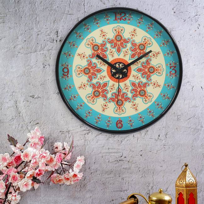 Wall Clock - Majestic Paisley