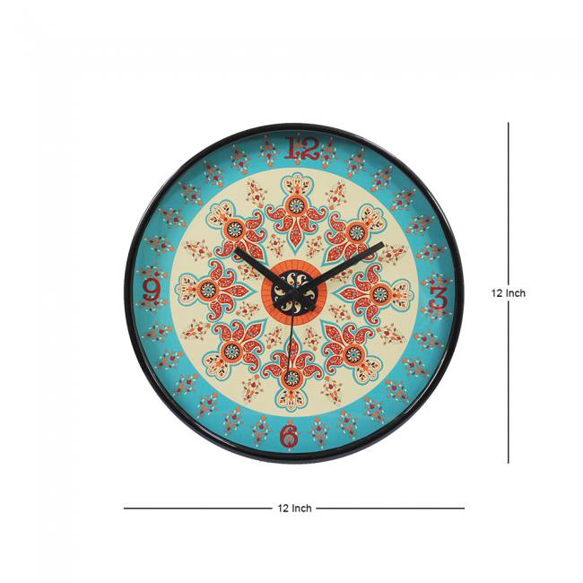 Wall Clock - Majestic Paisley