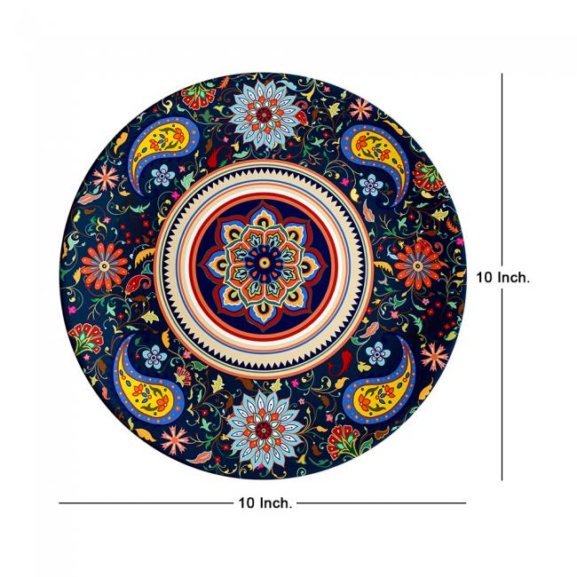 Decorative Wall Plate - Paisley Universe