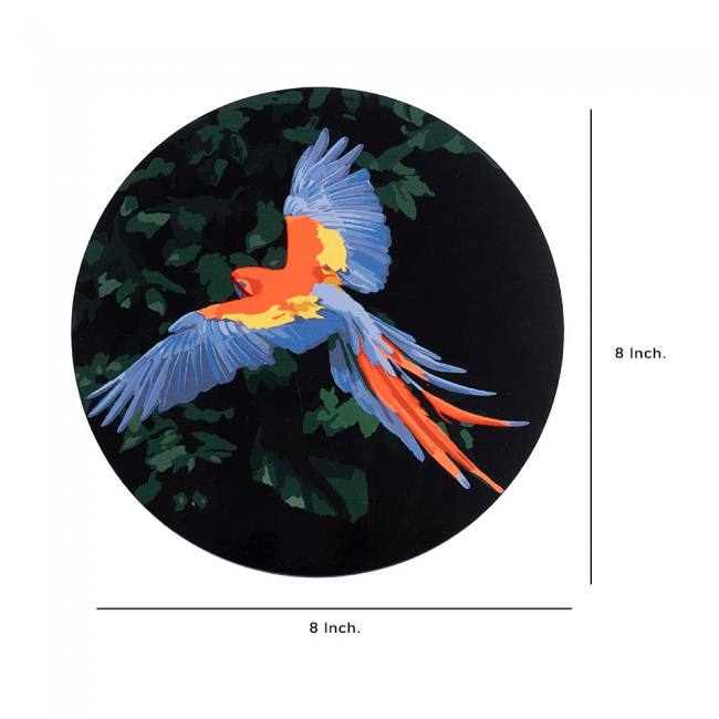 Wooden Coasters (Set of 2) - Tropical Lush