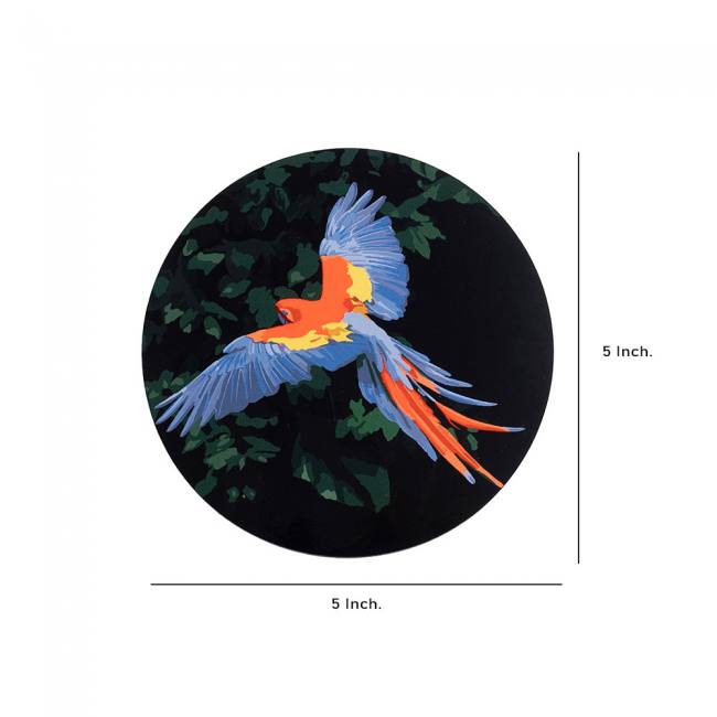 Wooden Coasters (Set of 2) - Tropical Lush