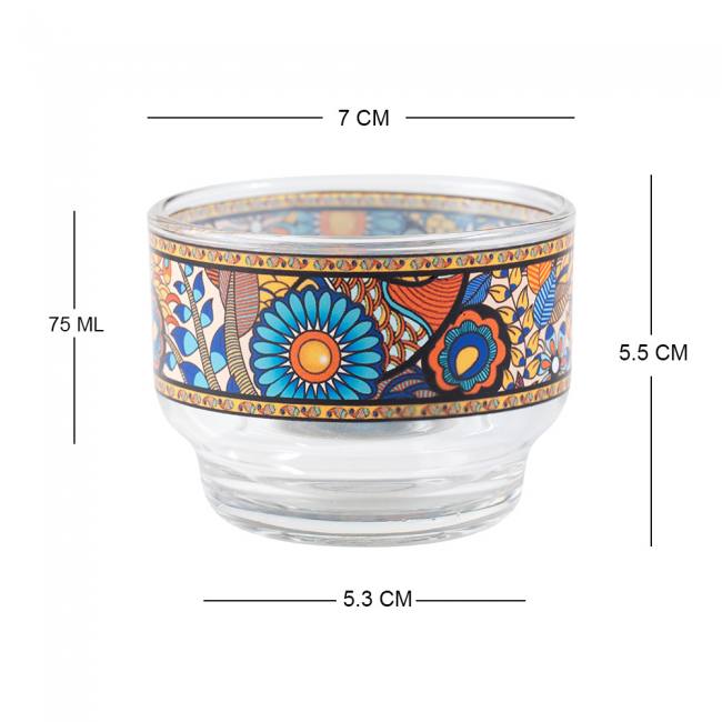 Dip Bowls (Set of 2) - Peacock Admiration