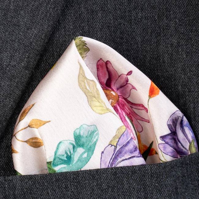 Pocket Square - Floral Bliss