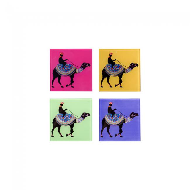 Glass Coasters (Set of 4) - Camel Glory