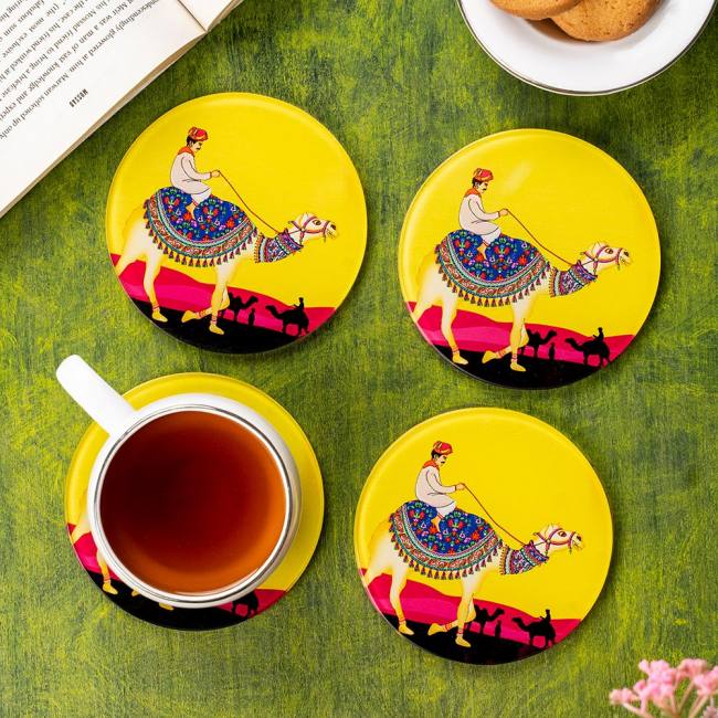 Glass Coasters (Set of 4) - Camel Glory