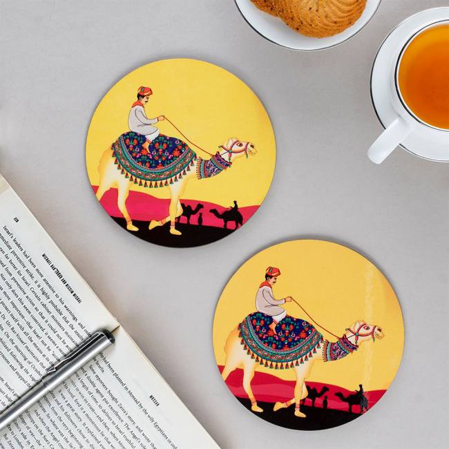 Glass Coasters (Set of 4) - Camel Glory