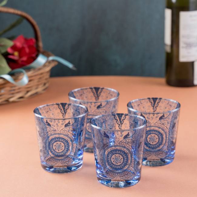 Glass Tumblers (Set of 4) - Pristine Turkish