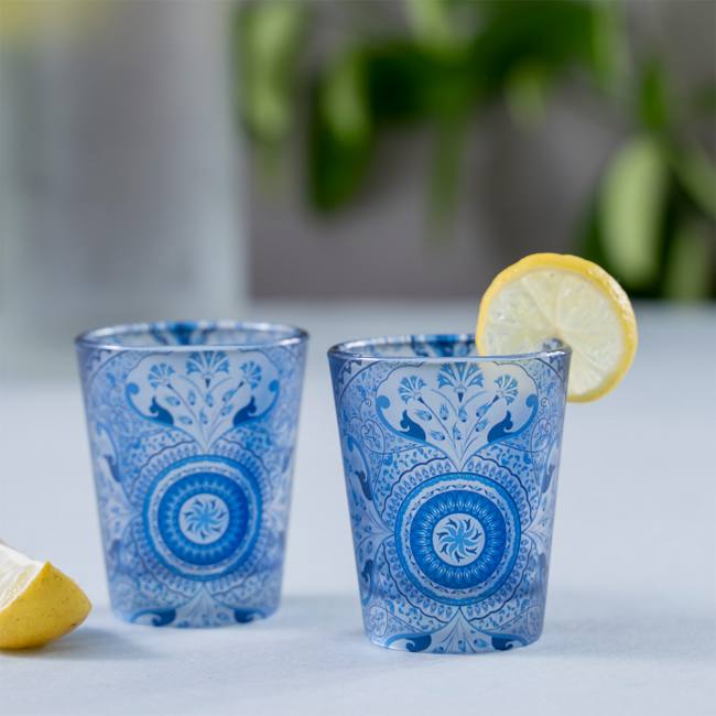 Frosted Shot Glasses - Pristine Turkish