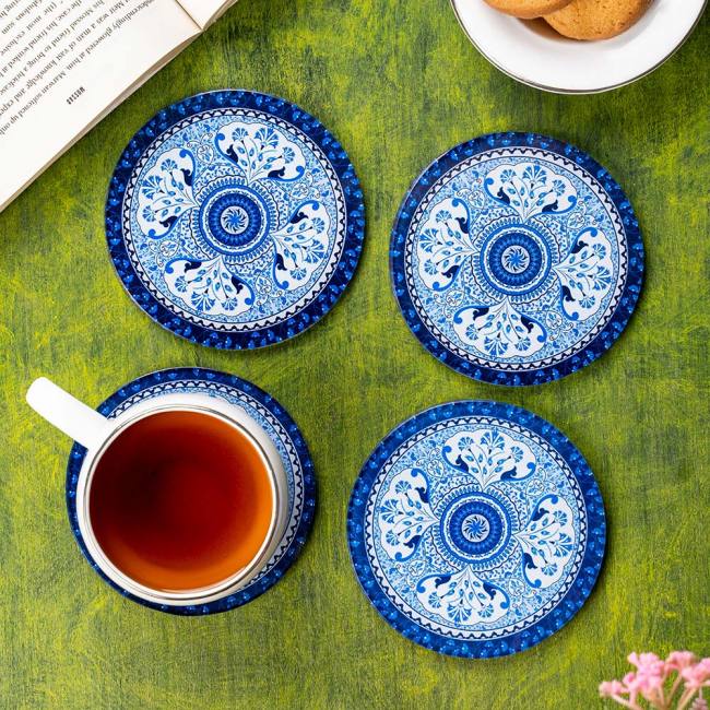 Glass Coasters (Set of 4) - Pristine Turkish