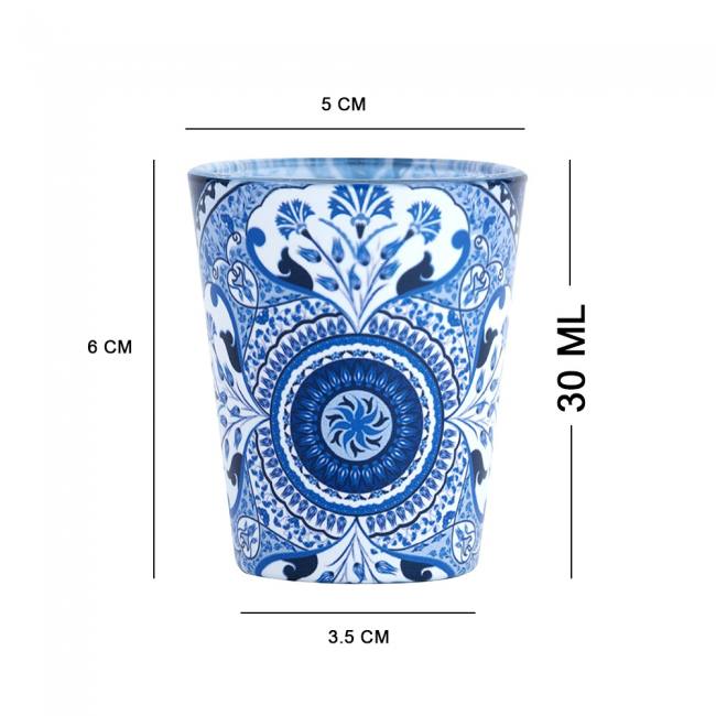 Glass Shot Glasses - Pristine Turkish