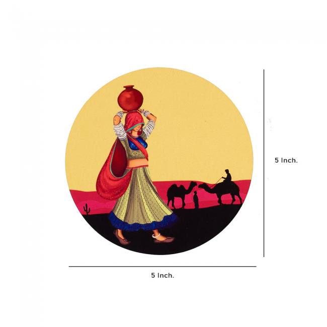 Glass Coasters (Set of 4) - Camel Glory