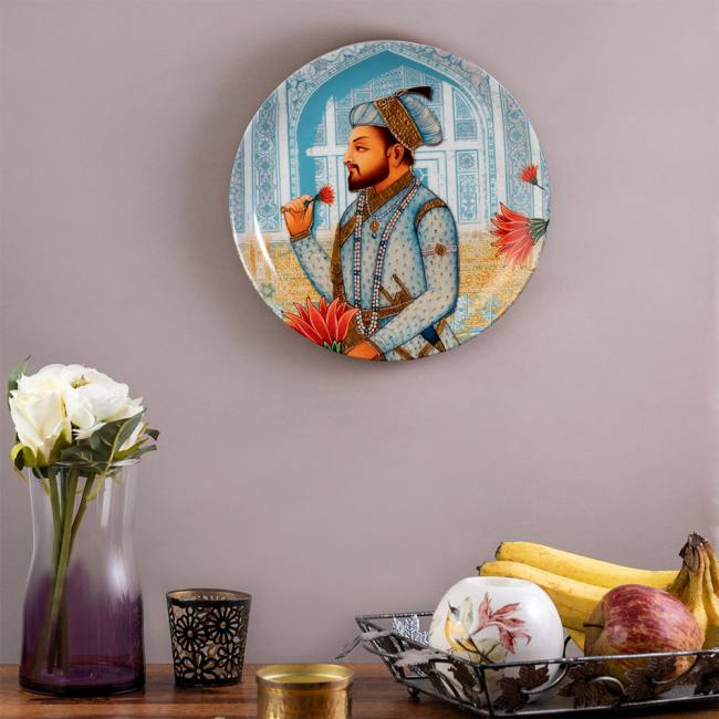 Decorative Wall Plate - Mughal Emperor Shah Jahan