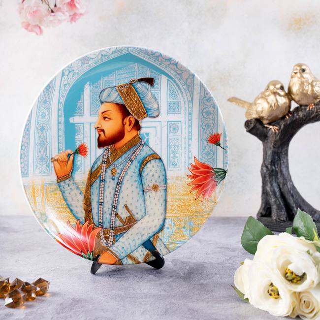 Decorative Wall Plate - Mughal Emperor Shah Jahan