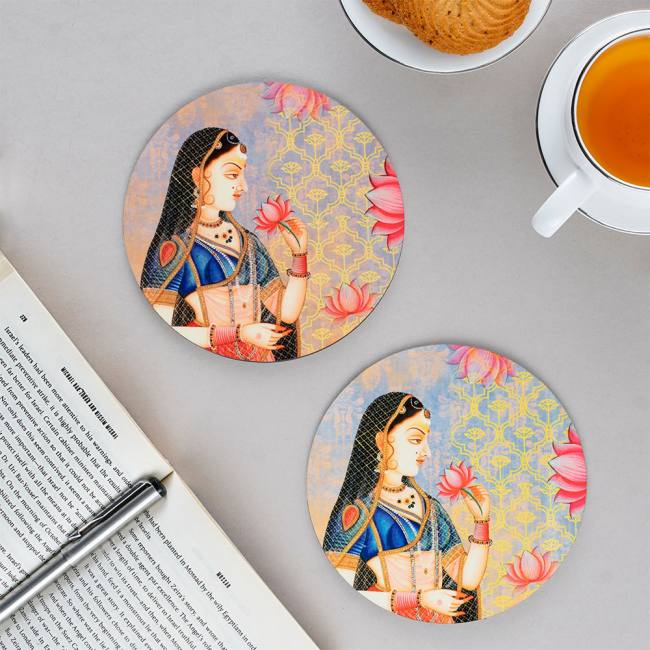 Wooden Coasters (Set of 2) - Royal Throne