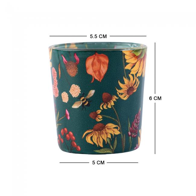 Candle Votives (Set of 2) - Floral Bliss