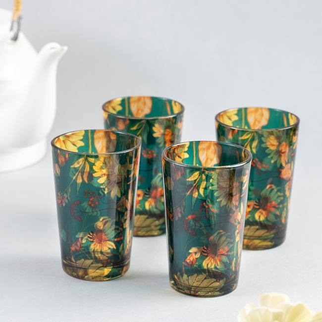 Chai Glasses - Floral Bliss