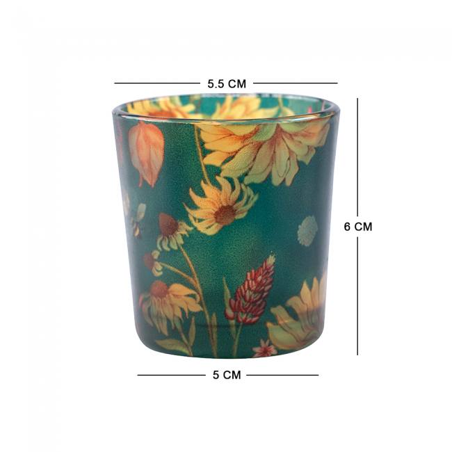 Candle Votives (Set of 2) - Floral Bliss
